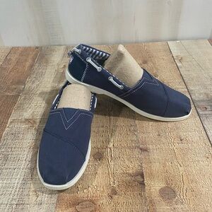 Sketchers Bobs Navy Blue Flats Size 9.5